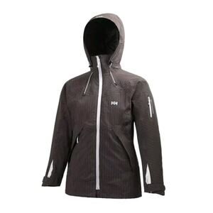 Helly Hansen Zella HT Snowboard Ski Insulated Brown White TWO COATS IN ONE M EUC